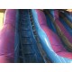 Purple Marble Dual Lane Inflatable Dry Slide