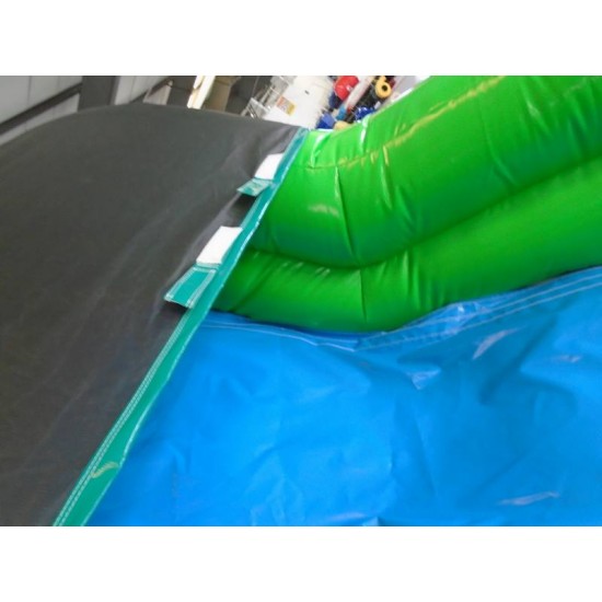 Green Inflatable Water Slide